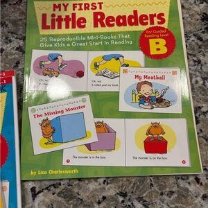 Set of four readers/sight word books.